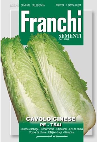 Chinese Cabbage Cavolo Cinese Michihili Seeds